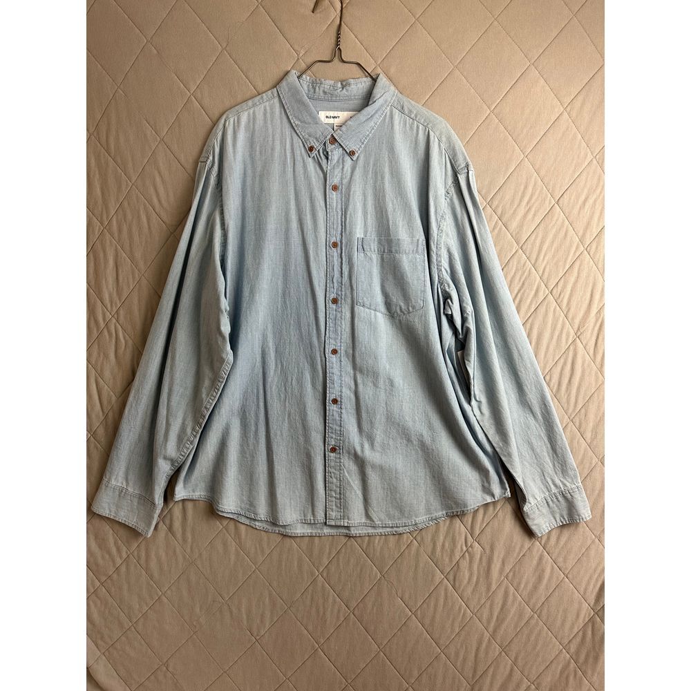 Old Navy‎ Button Up Men's XXL Long Sleeve Slim Fit NWT